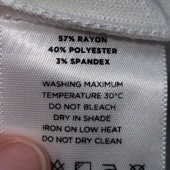 Mod Reef Womens Size XS White Short Sleeve Tee Shirt - Picture 6 of 6